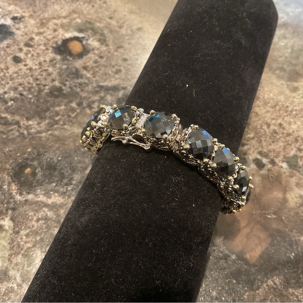 Park Lane original signature bracelet Silver/Gold and Black CZ Bracelet